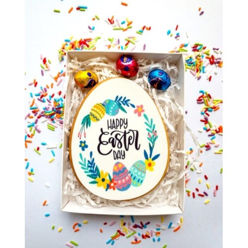 Large Single Easter Egg Cookie Gift Box